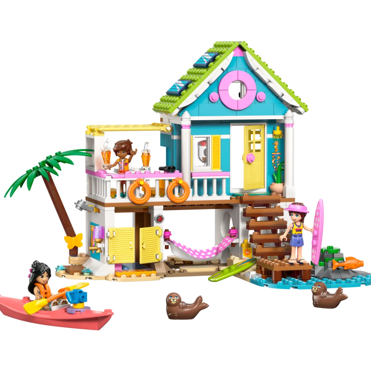 LEGO Friends 42699 Rantahuvila ja hylkeet