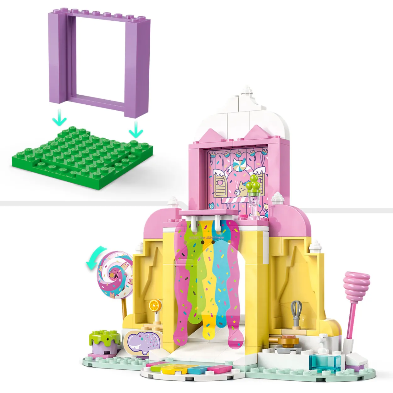 LEGO Gabby's Dollhouse 11205 Karamellivuori ja Kisupuutarha