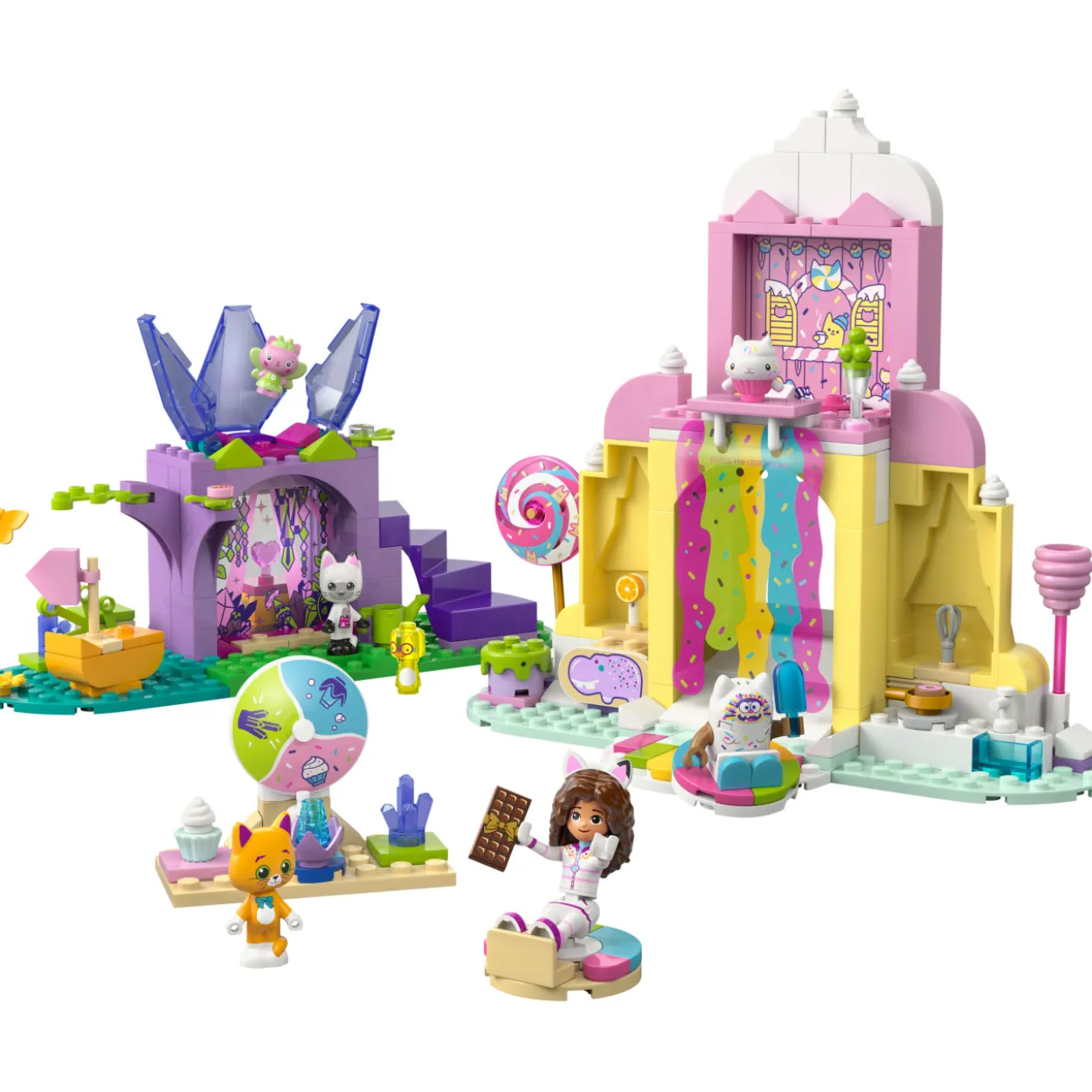 LEGO Gabby's Dollhouse 11205 Karamellivuori ja Kisupuutarha