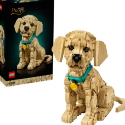 LEGO Icons 11384 Kultaisen noutajan pentu