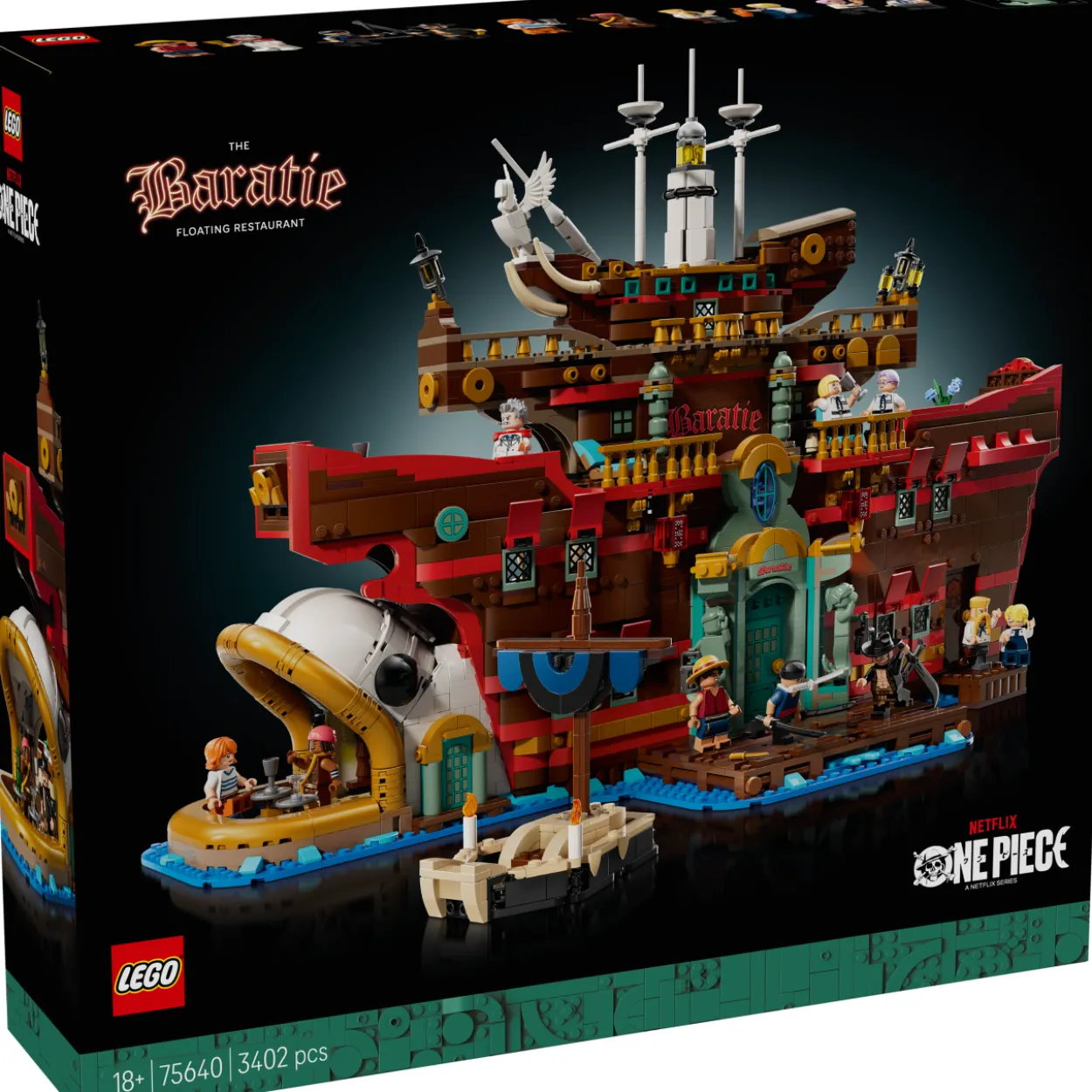 LEGO ONE PIECE 75640 Kelluva ravintola Baratie