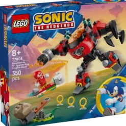LEGO Sonic 77005 Knuckles vastaan Dr. Eggman ja Egg Crusher ‑robotti