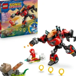 LEGO Sonic 77005 Knuckles vastaan Dr. Eggman ja Egg Crusher ‑robotti