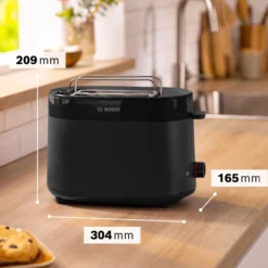 Leivänpaahdin Bosch MyMoment, musta