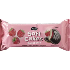 Leivoskeksi Priima 135 g Soft Cakes Raspberry