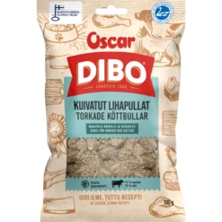 Lemmikin kuivatut lihapullat Dibo 100 g