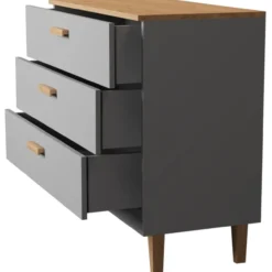 Lipasto Kocot 100 cm Denver harmaa/beige