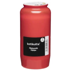 Öljykynttilä 95 h punainen