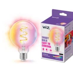 Älylamppu WiZ full color filamentti pallolamppu 40 W G95 E27 RGB