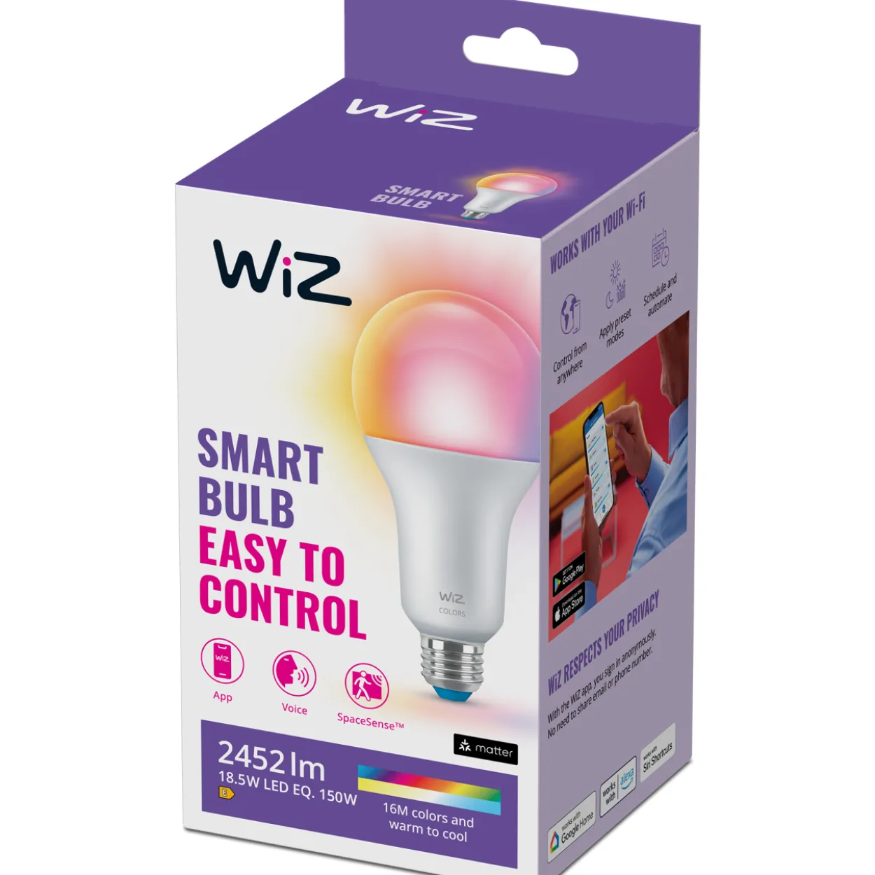 Älylamppu WiZ 150 W A80 E27 RGB