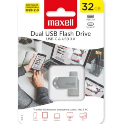 Älypuhelinmuistitikku Maxell USB-C 32 GB USB 3.0 (OTG)