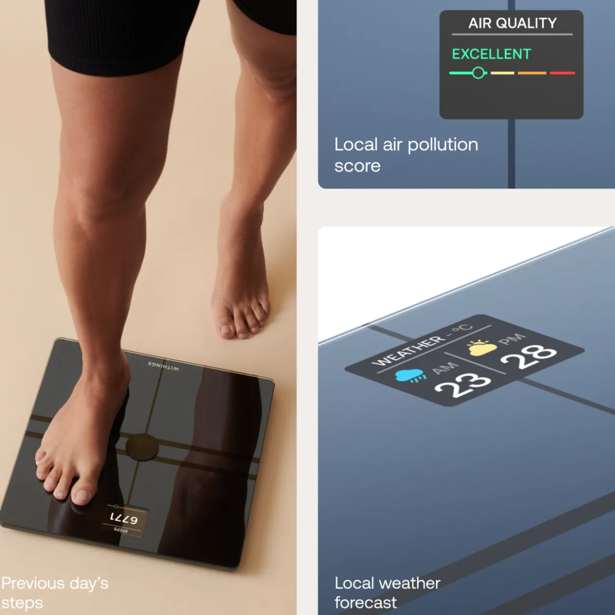 Älyvaaka Withings Body Comp musta