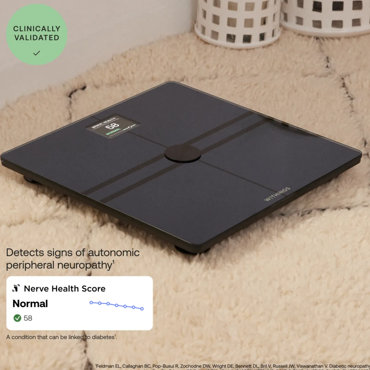 Älyvaaka Withings Body Comp valkoinen
