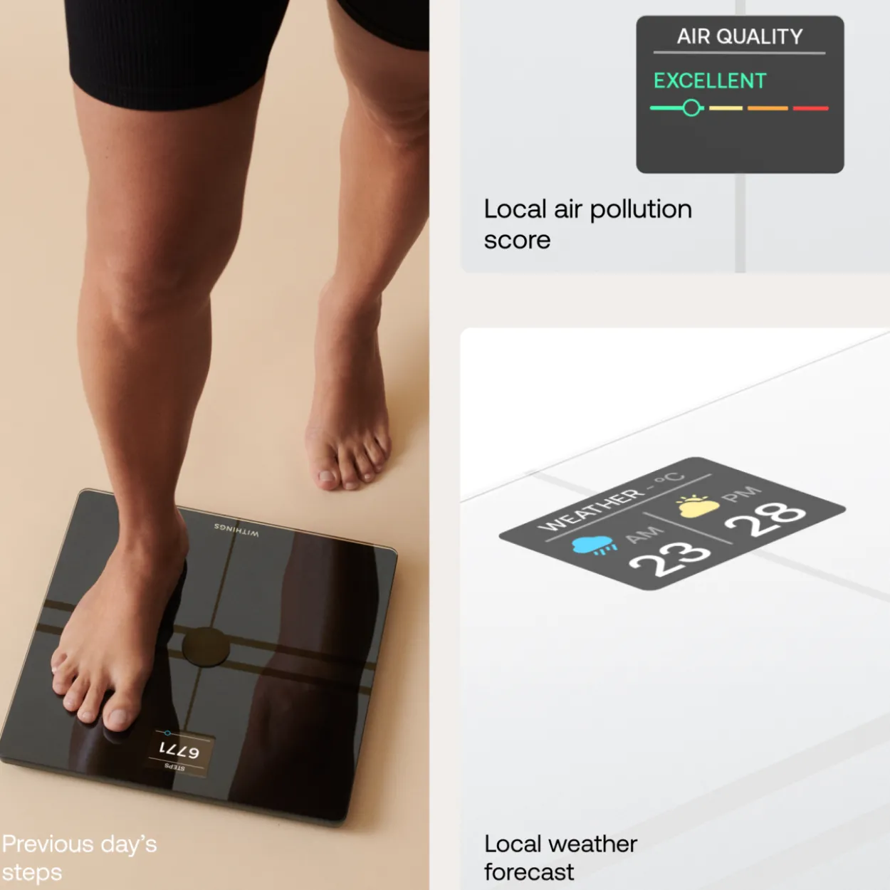 Älyvaaka Withings Body Comp valkoinen