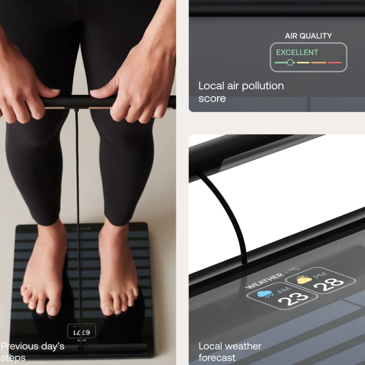 Älyvaaka Withings Body Scan musta