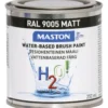 Maali 250 ml H2O Colormix matta musta