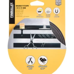 Magneettiteippi Finbullet 3 m x 25 mm Heavy