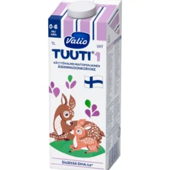 Maitopohjainen äidinmaidonkorvike Valio 1 l Tuuti 1 UHT