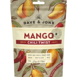 Mango Dave & Jon's 100 g chilimaustetut kuivatut viipaleet