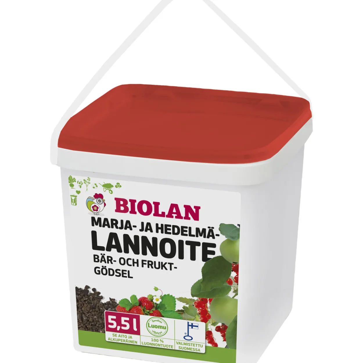 Marja- ja hedelmälannoite Biolan 5,5 l