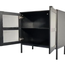 Matala lasiovikaappi Tenstar 80 x 40 x 80 cm Siera musta