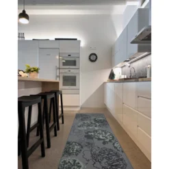 Matto Jysmä 80 x 300 cm Neilikat vihreä