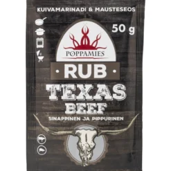 Mausteseos Poppamies 50 g Rub Texas Beef
