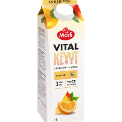 Mehujuoma Marli 1 l Vital Kevyt Appelsiini-mango