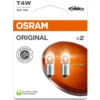 Merkkivalopolttimo Osram T4W BA9S 2 kpl
