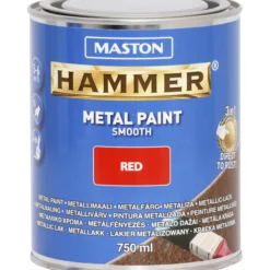 Metallimaali 750 ml punainen sileä