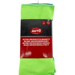 Mikrokuituliina Autoplus 60 x 30 cm, 3 kpl