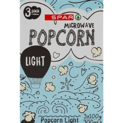 Mikropopcorn SPAR 3 x 100 g Light