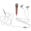 Minikaraoke-mikrofoni ja kuulokkeet Miny ruusukulta