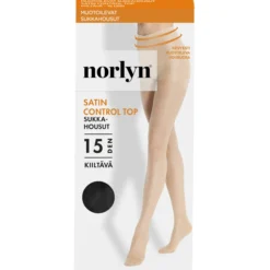 Muotoilevat naisten sukkahousut Norlyn Satin Control Top 15 den