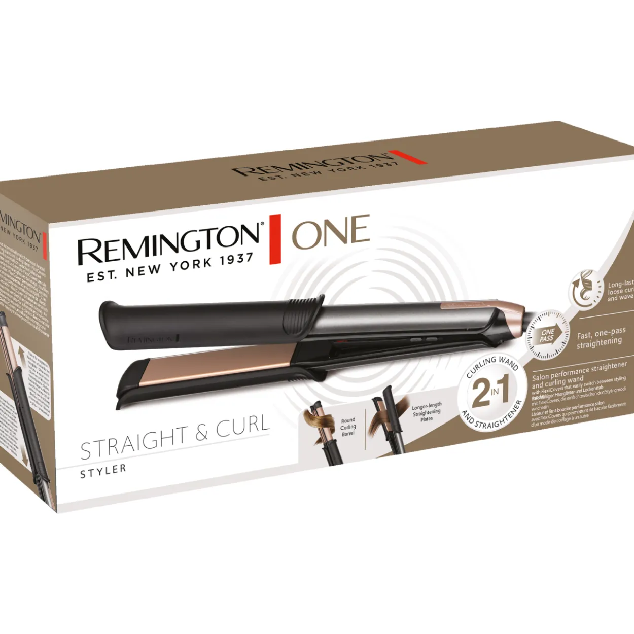 Muotoilurauta Remington ONE Straight & Curl S6077