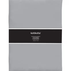 Muotoonommeltu lakana Kotikulta 90 x 200 x 25 cm harmaa