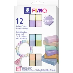 Muovailumassa FIMO 12 x 25 g Soft pastellivärit
