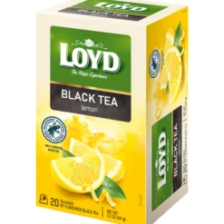 Musta tee Loyd 20 kpl Sitruuna