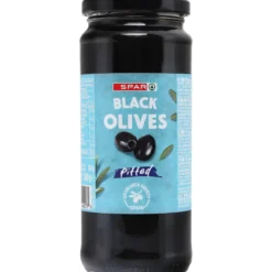 Mustat oliivit SPAR 340/160 g kivettömät