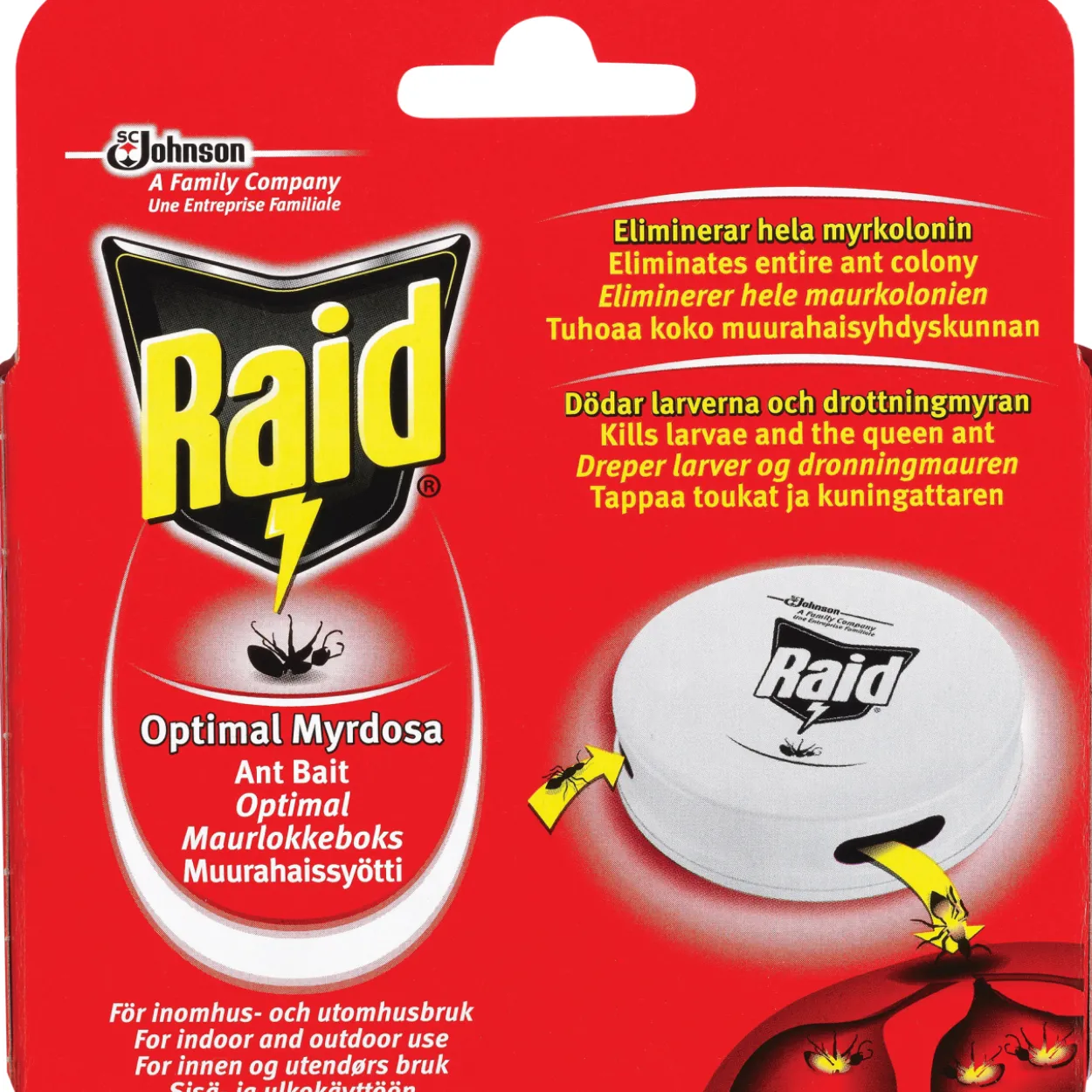Muurahaissyötti Raid 1 kpl