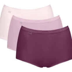 Naisten maxi-alushousut Sloggi Pure Comfort, 3 kpl/pkt