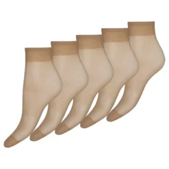 Naisten nilkkasukat Pola 20 den beige 5 pr/pkt