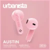Nappikuulokkeet Urbanista Austin Blossom Pink