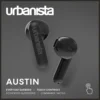 Nappikuulokkeet Urbanista Austin Midnight Black