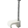 Naulakiinnike latta Egant 3 x 5 mm valkoinen 25 kpl