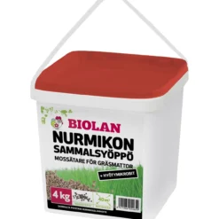 Nurmikon sammalsyöppö Biolan 4 kg