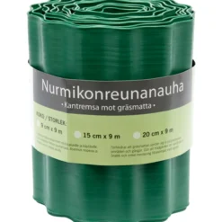 Nurmireunanauha 15 cm x 9 jm, vihreä