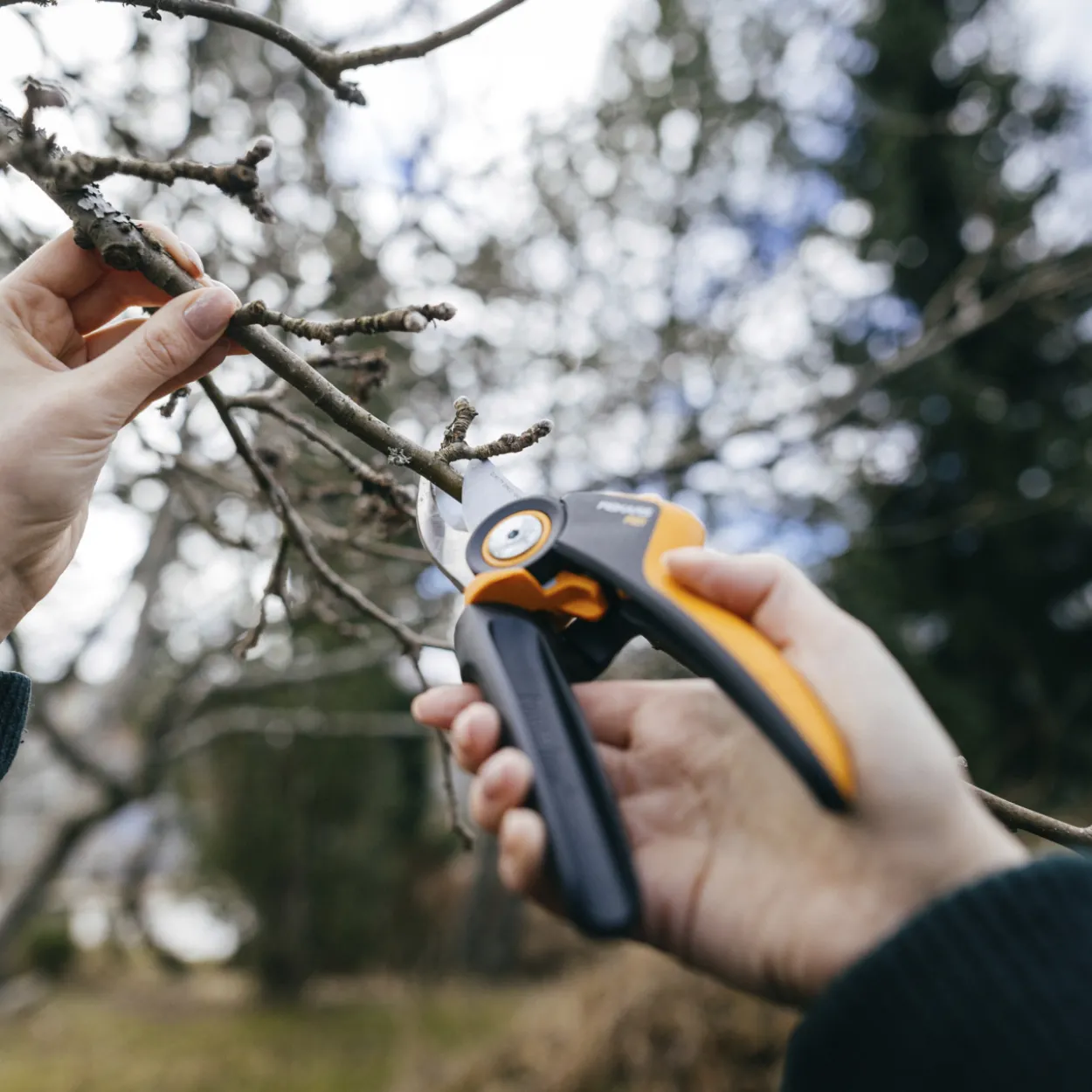 Oksasakset Fiskars X-PowerGear, ohileik. M, P921