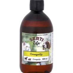Omegaöljy SertiLife 500 ml lemmikeille