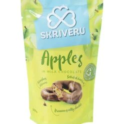 Omenanpaloja Skriveru 100 g maitosuklaakuorrutteella